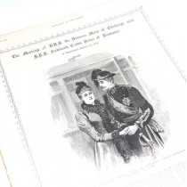 gravuri 1893 - Căsătoria Prințului Ferdinand cu Prințesa Maria - The Graphic